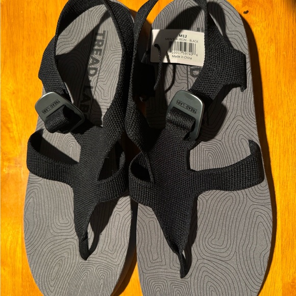 Men's Albion Black Sandals - Picture 1 of 5